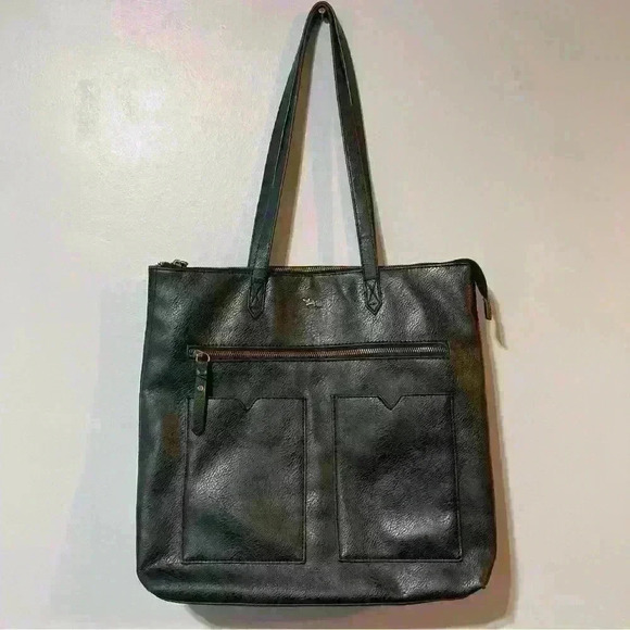 Matthew And Julian Purse Hand Bag Black Outdoor Travel Vacation Resort Pockets - Picture 2 of 10